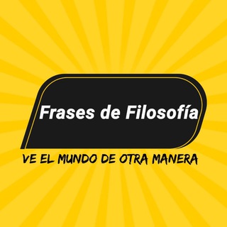 Аватар Телеграм канала "Frases de Filosofía" @frases_de_filosofia