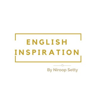 Avatar of Telegram channel "English Inspiration" @englishinspirationalquotes