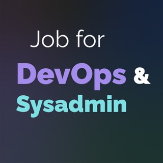 "Job for Sysadmin & DevOps" @fordevops Telegram арнасының аватары
