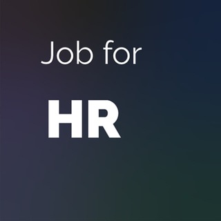Avatar of Telegram channel "Job for HR (IT & Digital)" @forhr