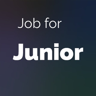 Avatar of Telegram channel "Job for Junior" @jobforjunior