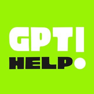 Avatar of Telegram channel "ChatGPT, help me !" @gpthelp_en