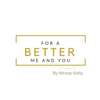 Avatar of Telegram channel "For A Better Me And You" @forabettermeandyou