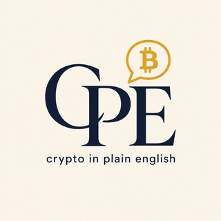 Avatar of Telegram channel "Crypto in Plain English" @crypto_in_plain_english