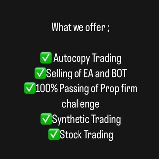 Аватар Телеграм каналу "Forex account management | prop firm challenges passing | forex trading bot| forex Ea | forex mentorship" @profitableforextradingbot