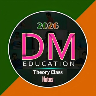 Аватар Телеграм каналу "2026 Theory Class - Biology || Dr.Dinesh Muthugala || Notes" @dmbionotes2026
