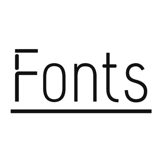 Аватар Телеграм канала "Fonts | Шрифты для дизайнеров" @fontsch