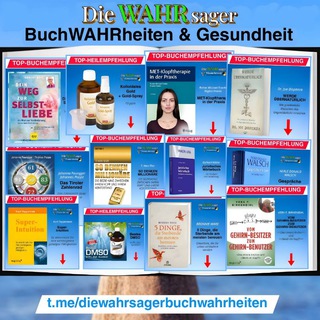 Avatar del canal de Telegram "Die WAHRsager - Buchwahrheiten & Gesundheit ❤️📚" @diewahrsagerbuchwahrheiten