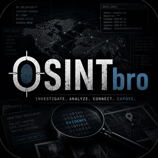 Avatar of Telegram channel "OSINTbro & OSINT_links" @project_osintbro