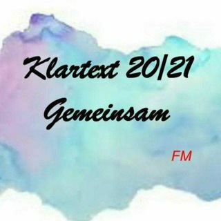 Аватар Телеграм канала "Klartext20/21-Gemeinsam 👍🏻Info-kanal🔝🖤🤍❤️" @klartext2021gemeinsam