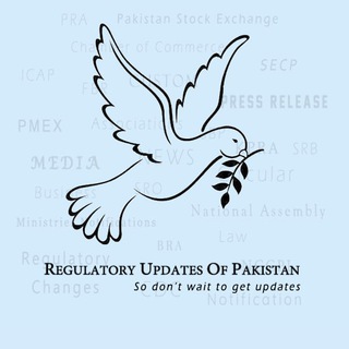 Avatar del canal de Telegram "Regulatory Updates Of Pakistan" @regulatoryupdatesofpakistan