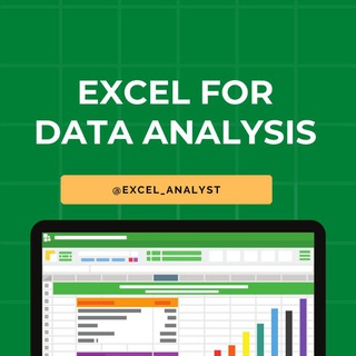 Аватар Телеграм канала "MS Excel for Data Analysis" @excel_analyst