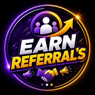 Avatar of Telegram channel "EARN REFERRAL'S" @earnreffers