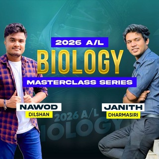 "2026 AL BIOLOGY masterclass - Janith Dharmasiri Nawod Dilshan" @biologyjanithnawod2026 Telegram арнасының аватары