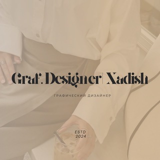 "𝐆𝐫𝐚𝐟.𝐃𝐞𝐬𝐢𝐠𝐧𝐞𝐫 | 𝐗𝐚𝐝𝐢𝐬𝐡" @logotip_xadish Telegram арнасының аватары