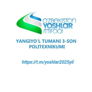 Yangiyoʻl tuman 3-son texnikum yoshlari. - TgScanner