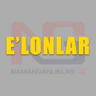 NAMANGANLIKLAR / E'lonlari - TgScanner