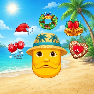 Аватар Телеграм канала "🏖 Пляж подарков 🎁" @santasgiftsbot