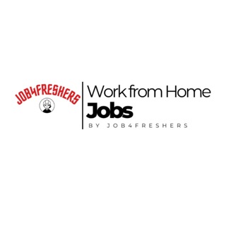 Аватар Телеграм канала "Work From Home Job Updates By @job4freshers.co.in" @job4freshersworkfromhome