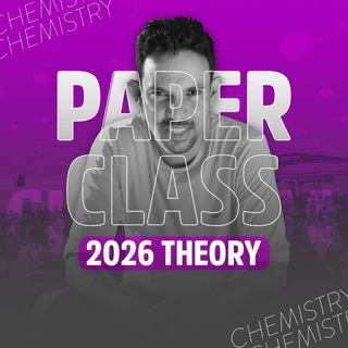 Avatar del canal de Telegram "2026 PAPER CLASS - CHAT GROUP - CHEMISTRY" @cd2026paper