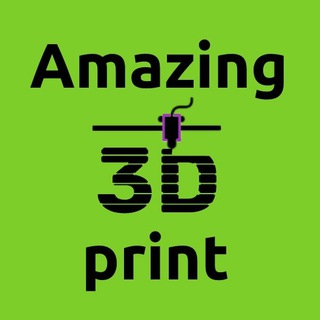 Аватар Телеграм канала "Amazing 3D print🌐" @amazing_3d_print