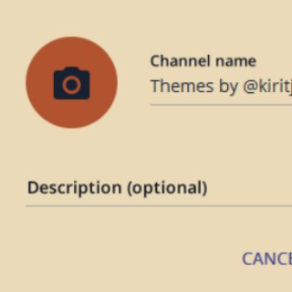Avatar of Telegram channel "Themes by @kiritjom" @kiritjomsthemes